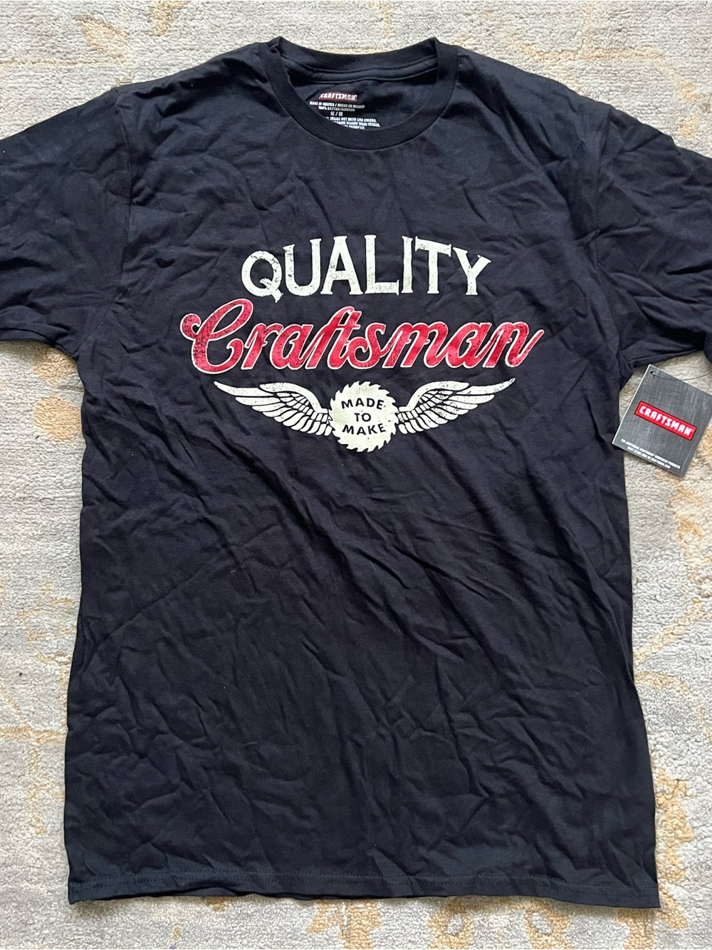 Craft Quality Men's Black Graphic Tee Md